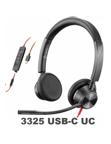 Poly - Plantronics Blackwire 3320 USB-A MS